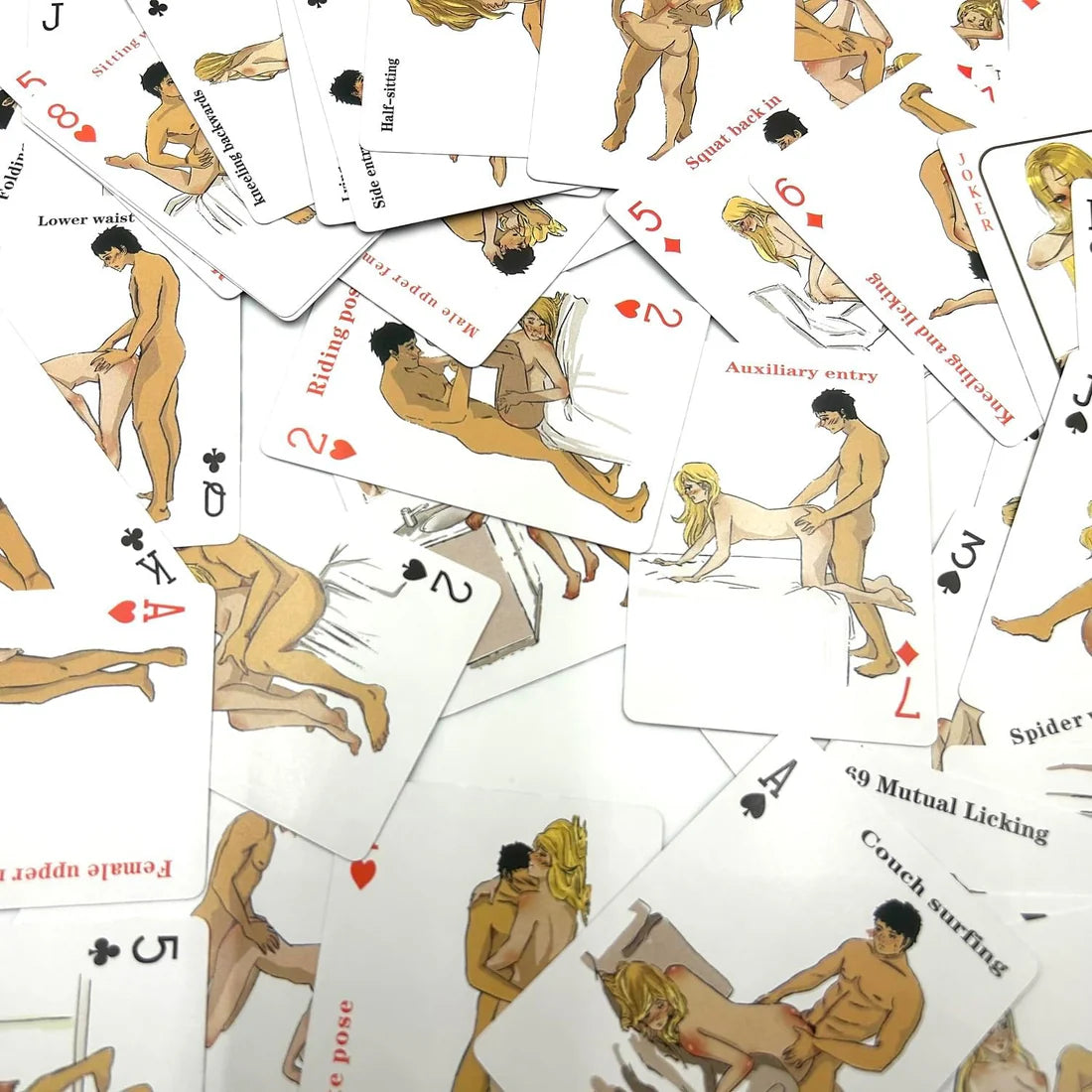 Man Forge Poker Sex Cards deck and game cards