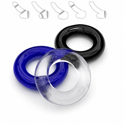 Man Forge Premium Silicone Cock Ring available in multiple colors