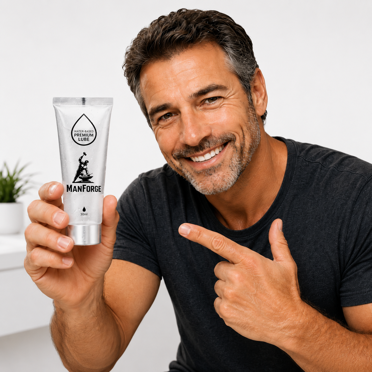 Man Forge Elite Glide premium personal lubricant for daily comfort