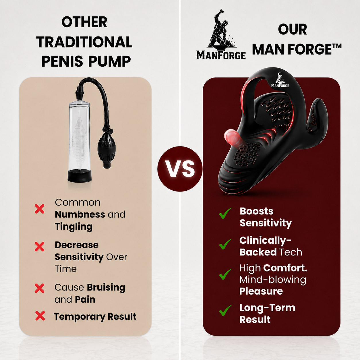 Man Forge ApexDrive Pro ergonomic design for daily wellness