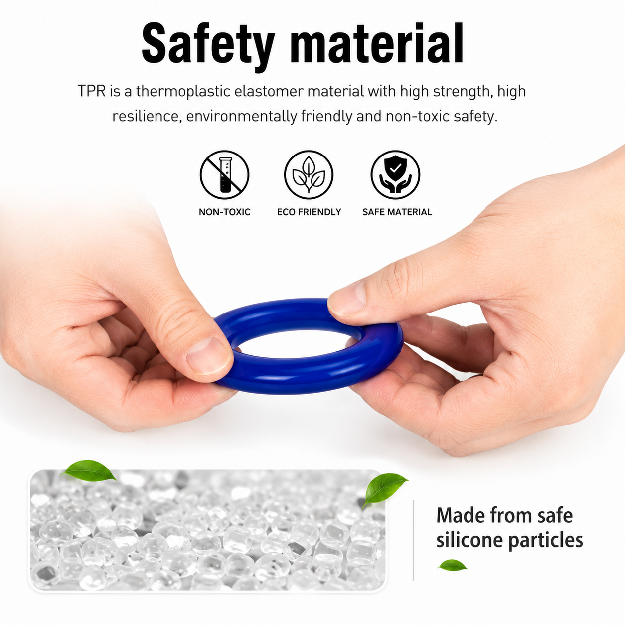 Man Forge Premium Silicone Cock Ring soft silicone material