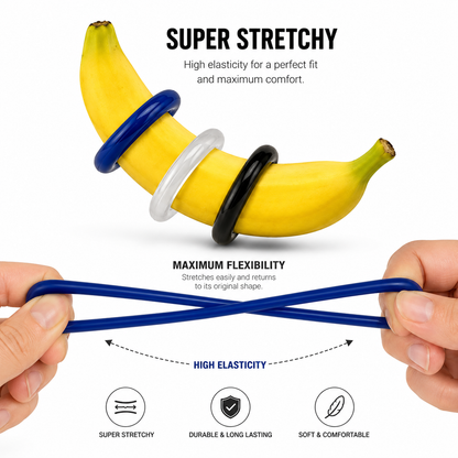 Man Forge Premium Silicone Cock Ring flexible and durable design